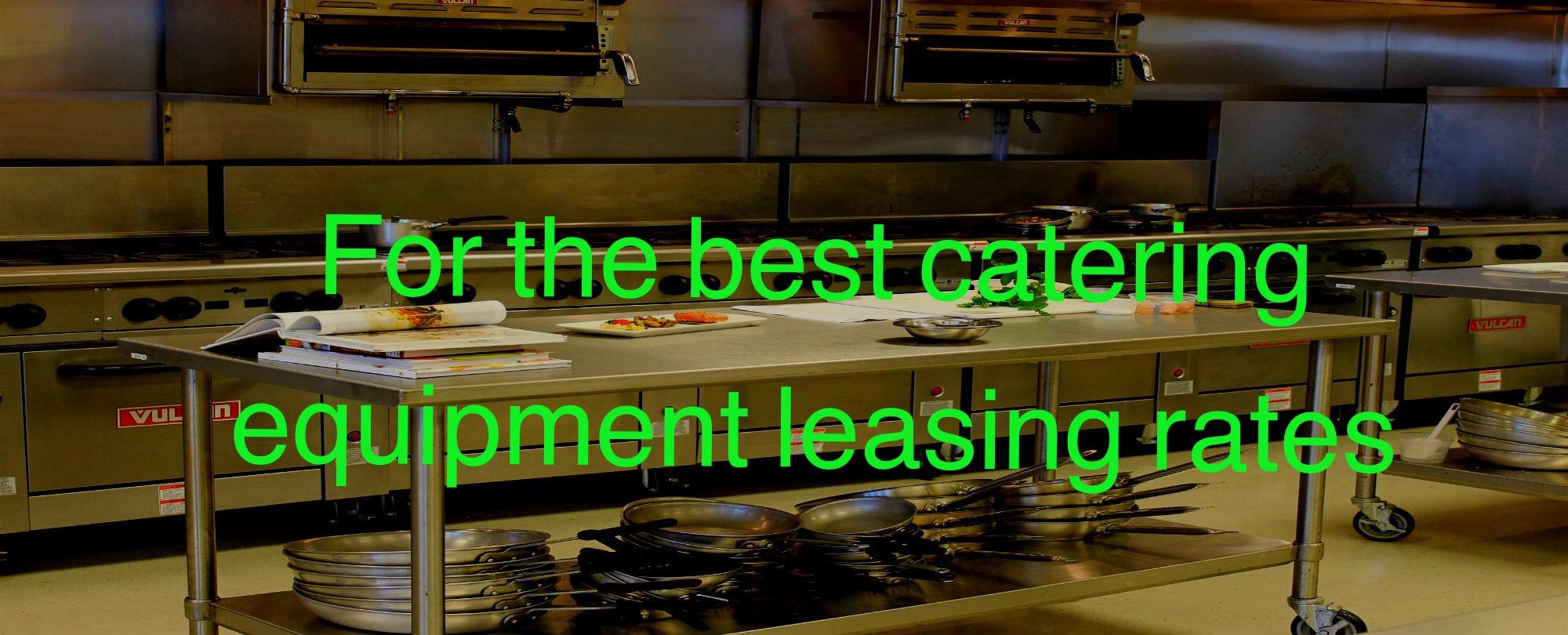 Catering equipment leasing specialists, Oak Leas
