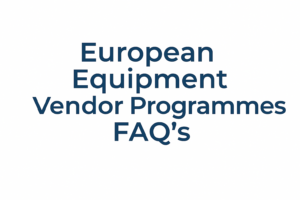 European Equipment vendor Programmes FAQ’s Oaklease